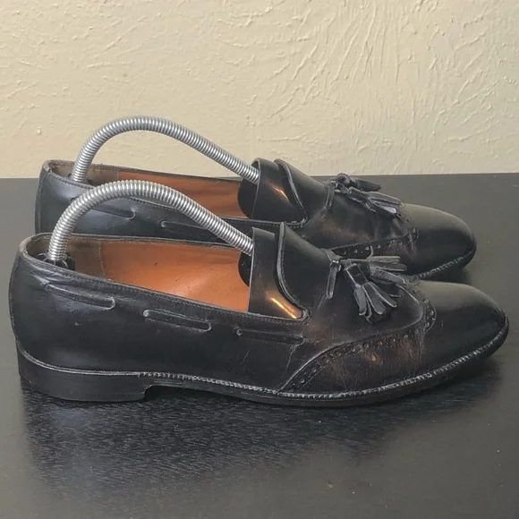 Salvatore Ferragamo vtg men’s leather loafers 8.5 80s Vintage Salvatore Ferragamo Leather Loafers - Size 8.5  main image 4